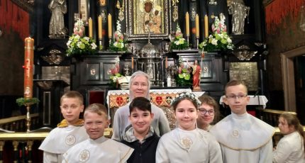 Pielgrzymka dzieci komunijnych na Jasną Górę