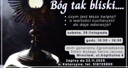 Bóg tak bliski… – dzień skupienia dla niesłyszących